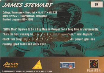 1995 Action Packed Rookies & Stars - Stargazers #97 James Stewart Back