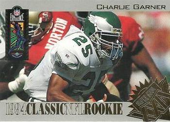 1995 Classic NFL Experience - Rookies #R3 Charlie Garner Front