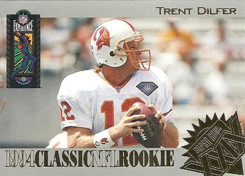 1995 Classic NFL Experience - Rookies #R7 Trent Dilfer Front