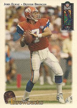 1995 Classic NFL Experience - Throwbacks #T8 John Elway Front