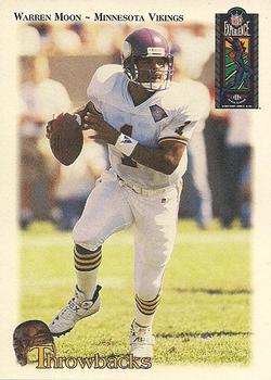 1995 Classic NFL Experience - Throwbacks #T17 Warren Moon Front