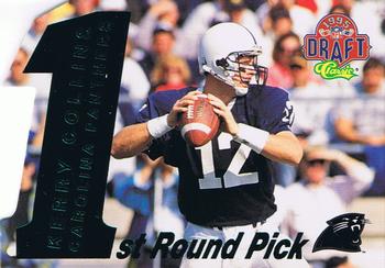 1995 Classic NFL Rookies - Die Cuts #5 Kerry Collins Front