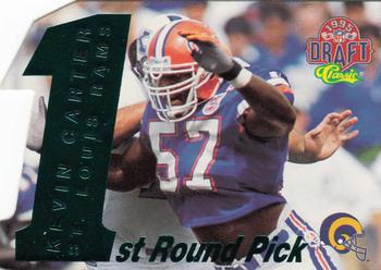 1995 Classic NFL Rookies - Die Cuts #6 Kevin Carter Front