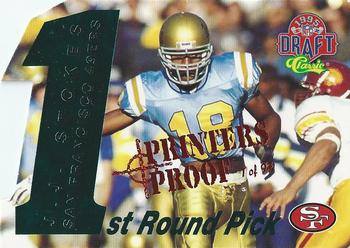 1995 Classic NFL Rookies - Die Cuts Printer's Proofs #10 J.J. Stokes Front