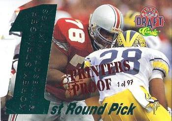 1995 Classic NFL Rookies - Die Cuts Printer's Proofs #24 Korey Stringer Front