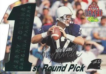 1995 Classic NFL Rookies - Die Cuts Silver Signatures #5 Kerry Collins Front