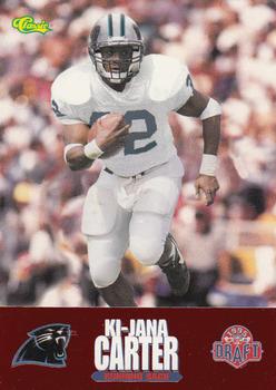 1995 Classic NFL Rookies - Draft Review #4 Ki-Jana Carter Front