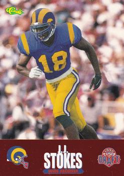 1995 Classic NFL Rookies - Draft Review #13 J.J. Stokes Front