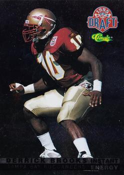 1995 Classic NFL Rookies - Instant Energy #IE19 Derrick Brooks Front