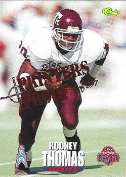 1995 Classic NFL Rookies - Printer's Proofs #55 Rodney Thomas Front