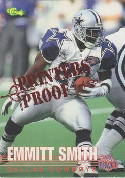 1995 Classic NFL Rookies - Printer's Proofs #110 Emmitt Smith Front