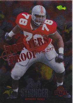 1995 Classic NFL Rookies - Printer's Proofs Silver #24 Korey Stringer Front