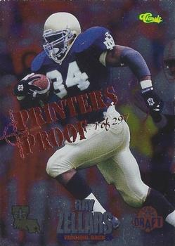 1995 Classic NFL Rookies - Printer's Proofs Silver #57 Ray Zellars Front