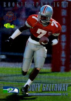 1995 Classic NFL Rookies - Rookie Spotlight #RS4 Joey Galloway Front