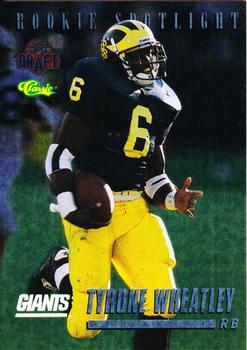 1995 Classic NFL Rookies - Rookie Spotlight #RS5 Tyrone Wheatley Front