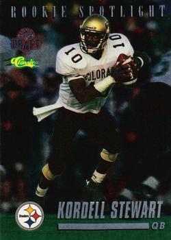 1995 Classic NFL Rookies - Rookie Spotlight #RS7 Kordell Stewart Front