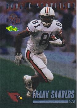 1995 Classic NFL Rookies - Rookie Spotlight #RS8 Frank Sanders Front