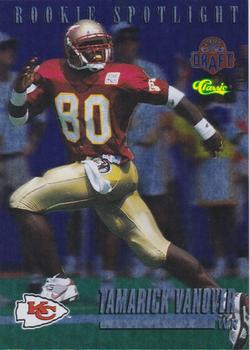1995 Classic NFL Rookies - Rookie Spotlight #RS10 Tamarick Vanover Front