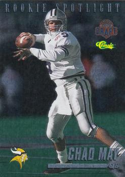 1995 Classic NFL Rookies - Rookie Spotlight #RS11 Chad May Front