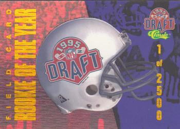1995 Classic NFL Rookies - Rookie of the Year Redemption #ROY20 Field Card Front