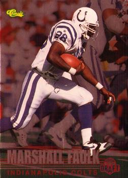 1995 Classic NFL Rookies - Silver #107 Marshall Faulk Front