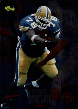 1995 Classic NFL Rookies - Silver #14 Ruben Brown Front