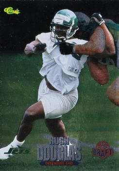 1995 Classic NFL Rookies - Silver #16 Hugh Douglas Front