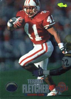 1995 Classic NFL Rookies - Silver #52 Terrell Fletcher Front