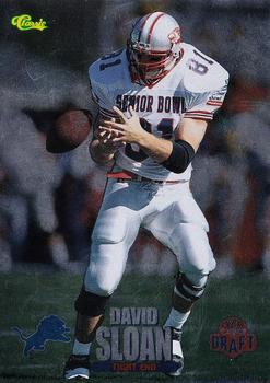 1995 Classic NFL Rookies - Silver #58 David Sloan Front
