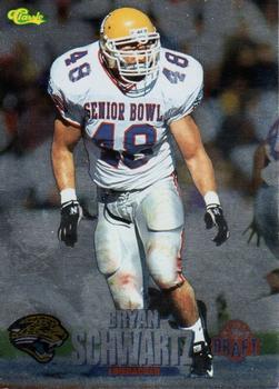 1995 Classic NFL Rookies - Silver #61 Bryan Schwartz Front