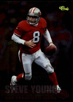 1995 Classic NFL Rookies - Silver #108 Steve Young Front
