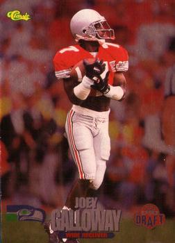 1995 Classic NFL Rookies - Silver #8 Joey Galloway Front
