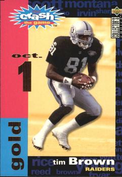 1995 Collector's Choice - You Crash the Game Gold #C23 Tim Brown Front
