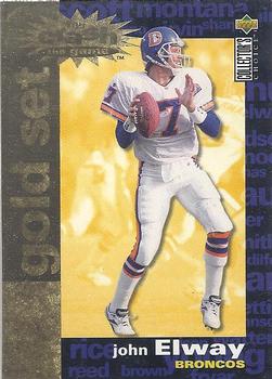 1995 Collector's Choice - You Crash the Game Gold Set Exchange #C2 John Elway Front