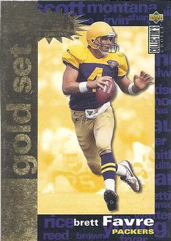 1995 Collector's Choice - You Crash the Game Gold Set Exchange #C6 Brett Favre Front