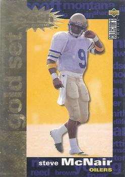 1995 Collector's Choice - You Crash the Game Gold Set Exchange #C10 Steve McNair Front
