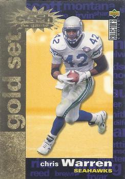 1995 Collector's Choice - You Crash the Game Gold Set Exchange #C11 Chris Warren Front