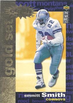 1995 Collector's Choice - You Crash the Game Gold Set Exchange #C15 Emmitt Smith Front