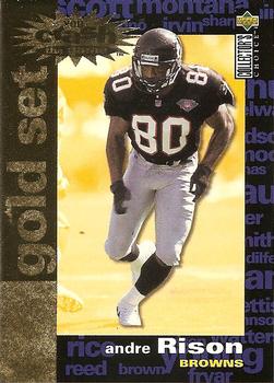 1995 Collector's Choice - You Crash the Game Gold Set Exchange #C25 Andre Rison Front