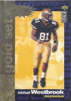 1995 Collector's Choice - You Crash the Game Gold Set Exchange #C29 Michael Westbrook Front