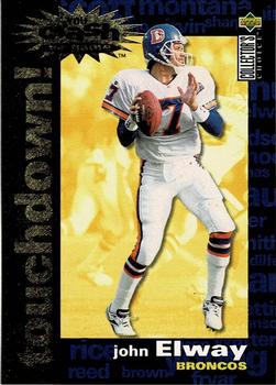 1995 Collector's Choice - You Crash the Game Gold Touchdown! Exchange #C2 John Elway Front