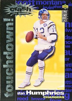 1995 Collector's Choice - You Crash the Game Gold Touchdown! Exchange #C4 Stan Humphries Front