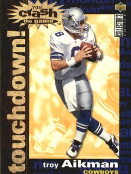 1995 Collector's Choice - You Crash the Game Gold Touchdown! Exchange #C7 Troy Aikman Front