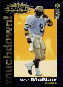 1995 Collector's Choice - You Crash the Game Gold Touchdown! Exchange #C10 Steve McNair Front