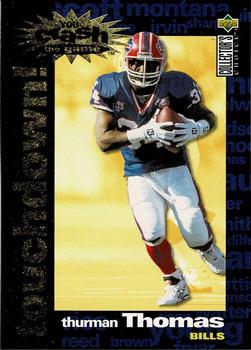 1995 Collector's Choice - You Crash the Game Gold Touchdown! Exchange #C13 Thurman Thomas Front