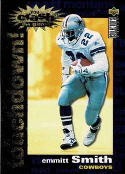 1995 Collector's Choice - You Crash the Game Gold Touchdown! Exchange #C15 Emmitt Smith Front