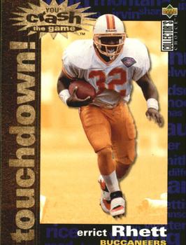 1995 Collector's Choice - You Crash the Game Gold Touchdown! Exchange #C20 Errict Rhett Front