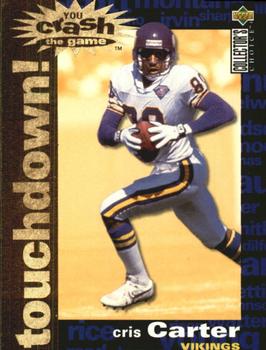 1995 Collector's Choice - You Crash the Game Gold Touchdown! Exchange #C21 Cris Carter Front