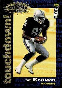 1995 Collector's Choice - You Crash the Game Gold Touchdown! Exchange #C23 Tim Brown Front