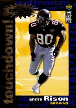 1995 Collector's Choice - You Crash the Game Gold Touchdown! Exchange #C25 Andre Rison Front